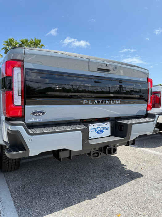 Platinum Tailgate Lettering Kit Fits 2025-2026 Ford Super Duty Platinum