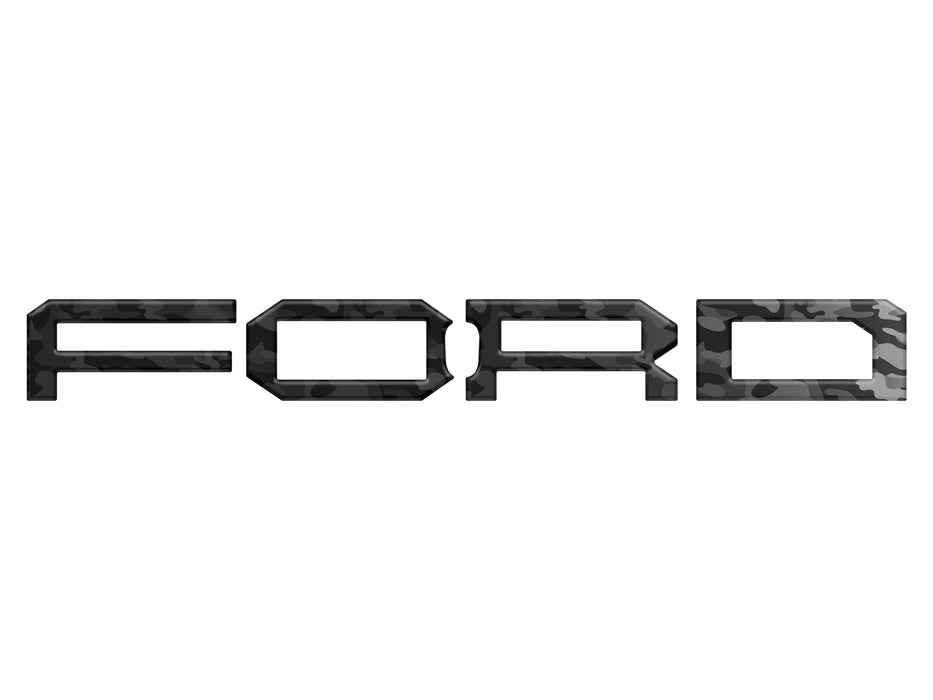 Raptor Front Grill Letter Overlays Fits 2022-2025 Ford Bronco