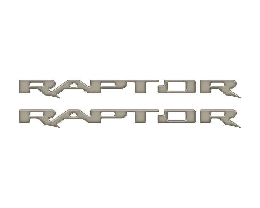 Raptor Running Board Letter Overlays Fits 2022-2025 Ford Bronco Raptor