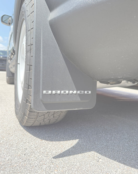Rear Mudflap Letter Inserts Fits 2021-2026 Ford Bronco Sport