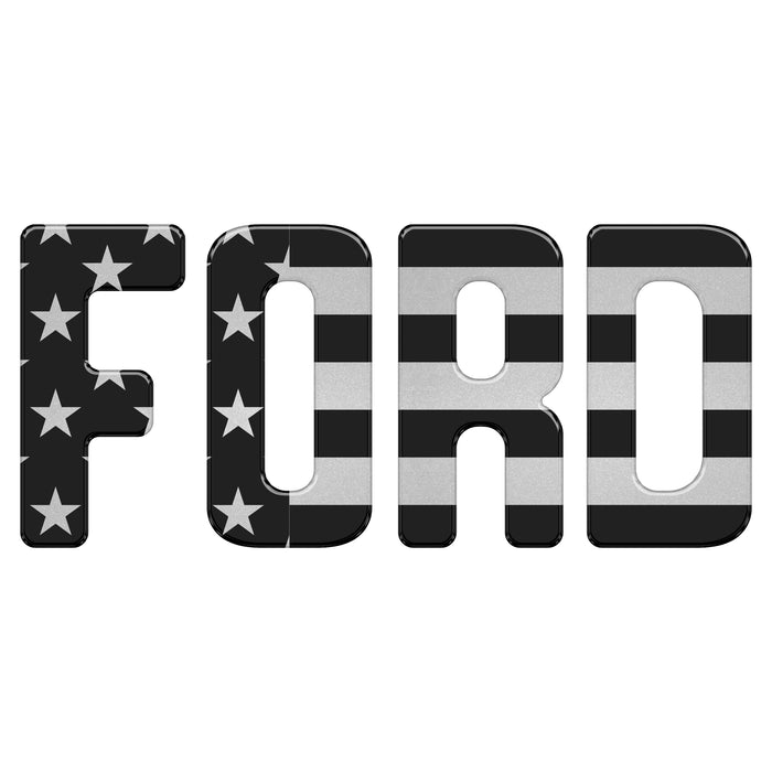 Slideout Tailgate Letter Inserts Fits 2021-2026 Ford Bronco