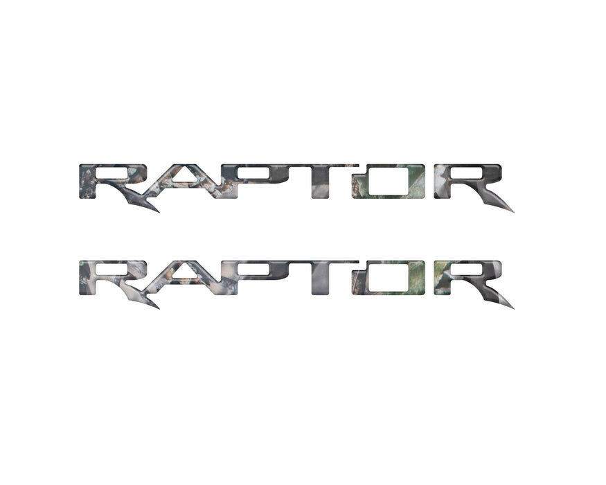 Raptor Floor Mat Emblem Inserts Fits 2022-2026 Ford Bronco Raptor