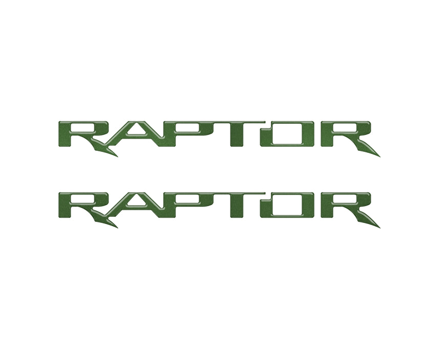 Raptor Floor Mat Emblem Inserts Fits 2022-2026 Ford Bronco Raptor
