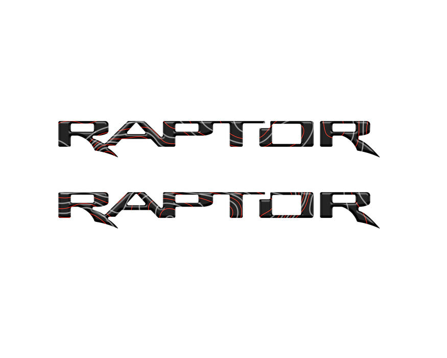 Raptor Floor Mat Emblem Inserts Fits 2022-2026 Ford Bronco Raptor