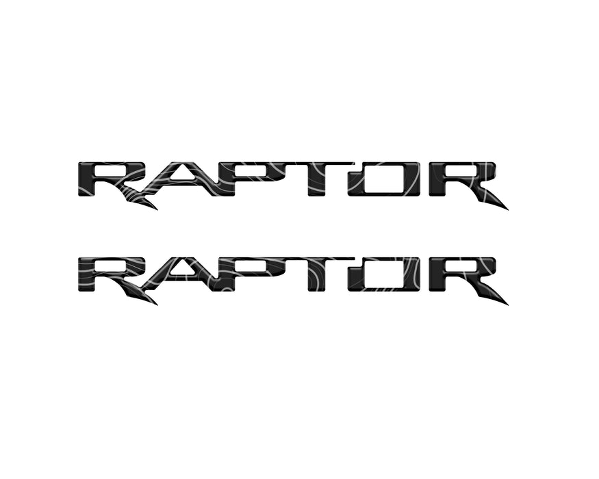 Raptor Floor Mat Emblem Inserts Fits 2022-2026 Ford Bronco Raptor