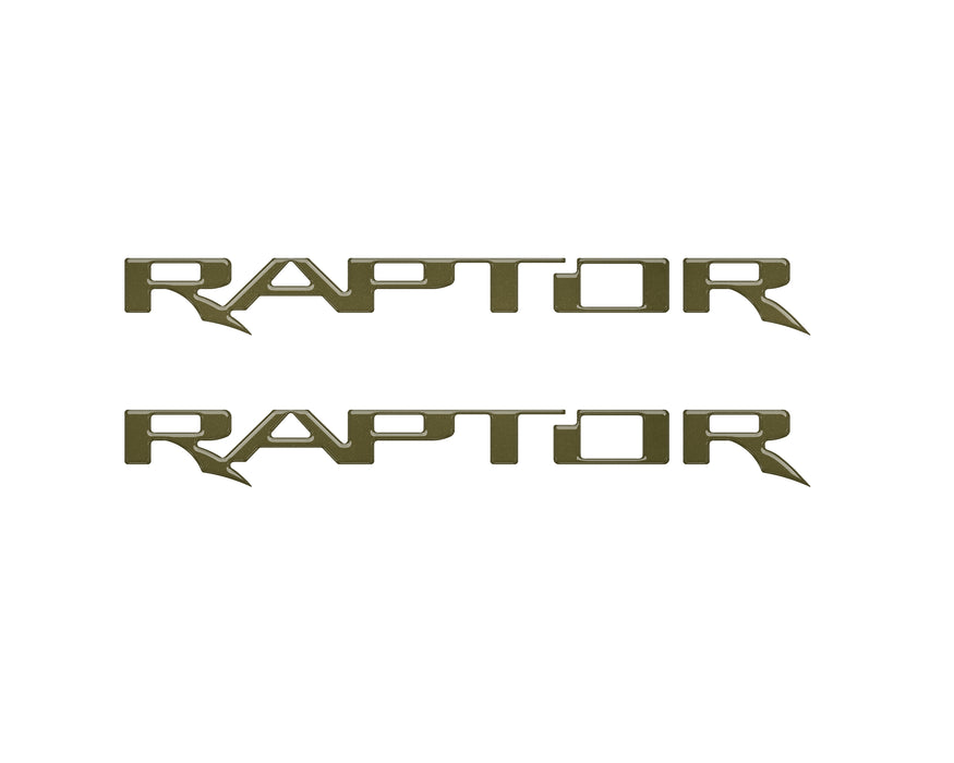 Raptor Floor Mat Emblem Inserts Fits 2022-2026 Ford Bronco Raptor