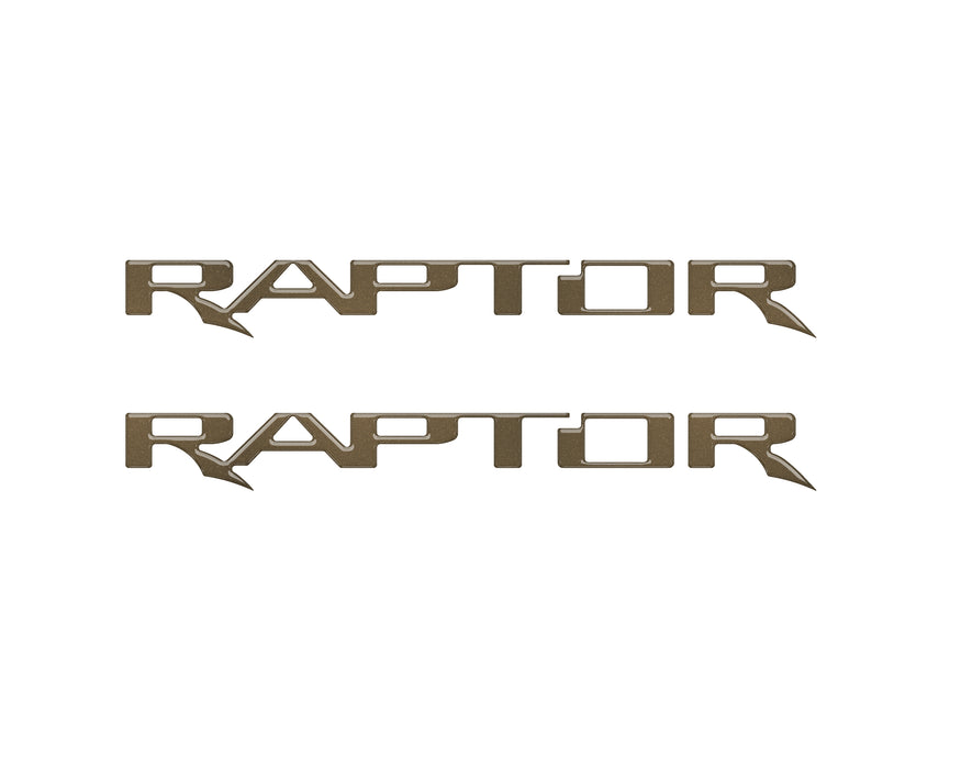 Raptor Floor Mat Emblem Inserts Fits 2022-2026 Ford Bronco Raptor