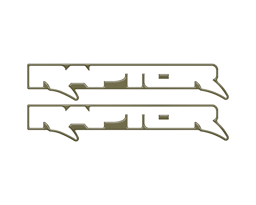 Raptor Floor Mat Emblem Inserts Fits 2022-2026 Ford Bronco Raptor