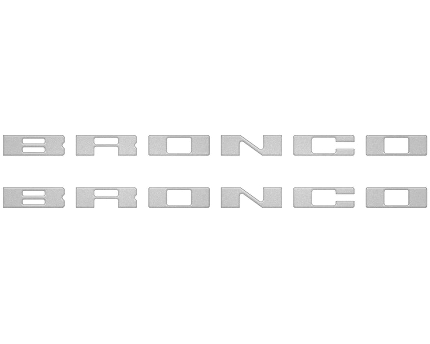 Bronco Running Board Letter Inserts/Overlays Fits 2021-2026 Ford Bronco