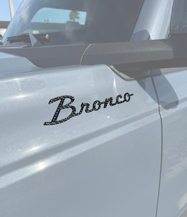 Bronco Script Badge Fits 2021-2026 Ford Bronco