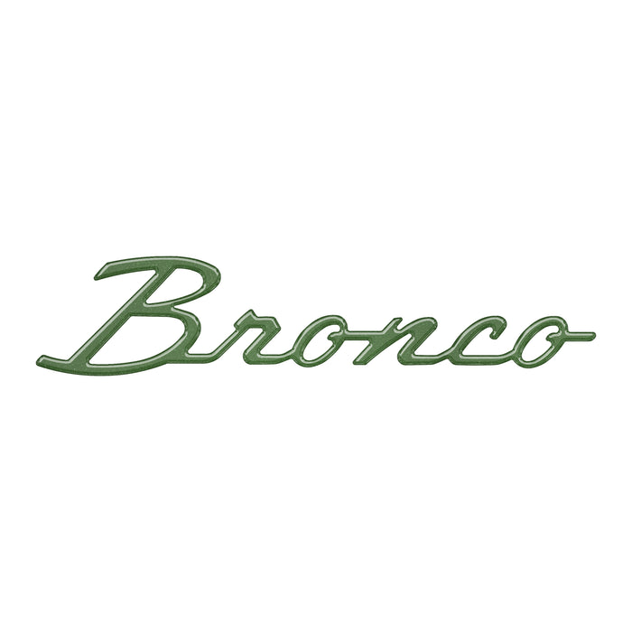 Bronco Script Badge Fits 2021-2026 Ford Bronco