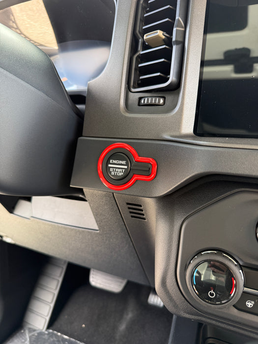 Start Button Accent Trim Fits 2021-2026 Ford Bronco