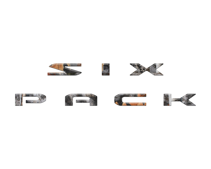 Six Pack Hood Letter Inserts Fits 2026-2027 Dodge Charger