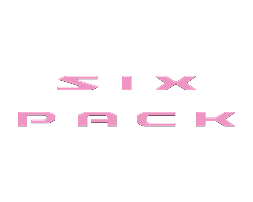 Six Pack Hood Letter Inserts Fits 2026-2027 Dodge Charger