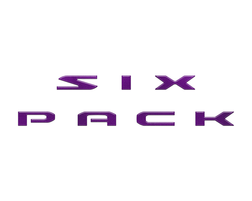 Six Pack Hood Letter Inserts Fits 2026-2027 Dodge Charger