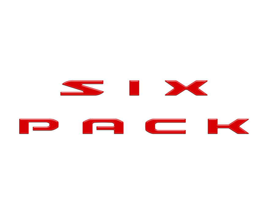 Six Pack Hood Letter Inserts Fits 2026-2027 Dodge Charger