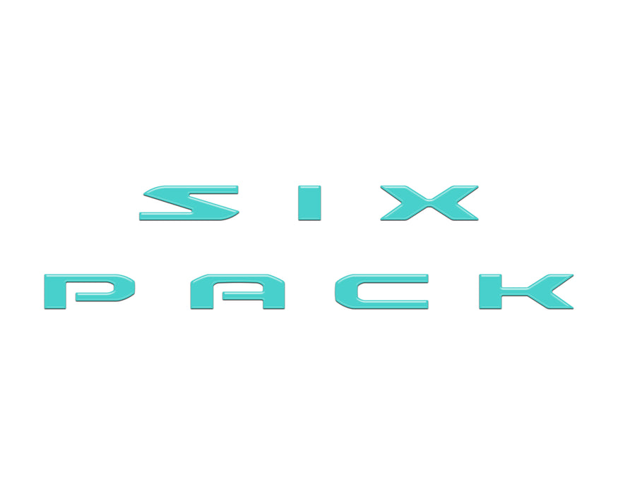 Six Pack Hood Letter Inserts Fits 2026-2027 Dodge Charger