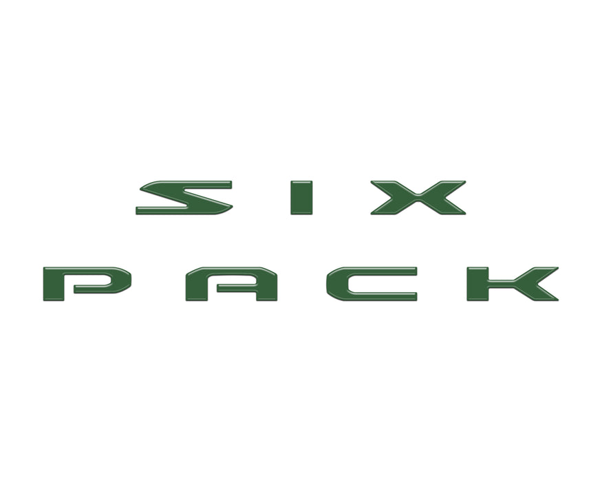 Six Pack Hood Letter Inserts Fits 2026-2027 Dodge Charger