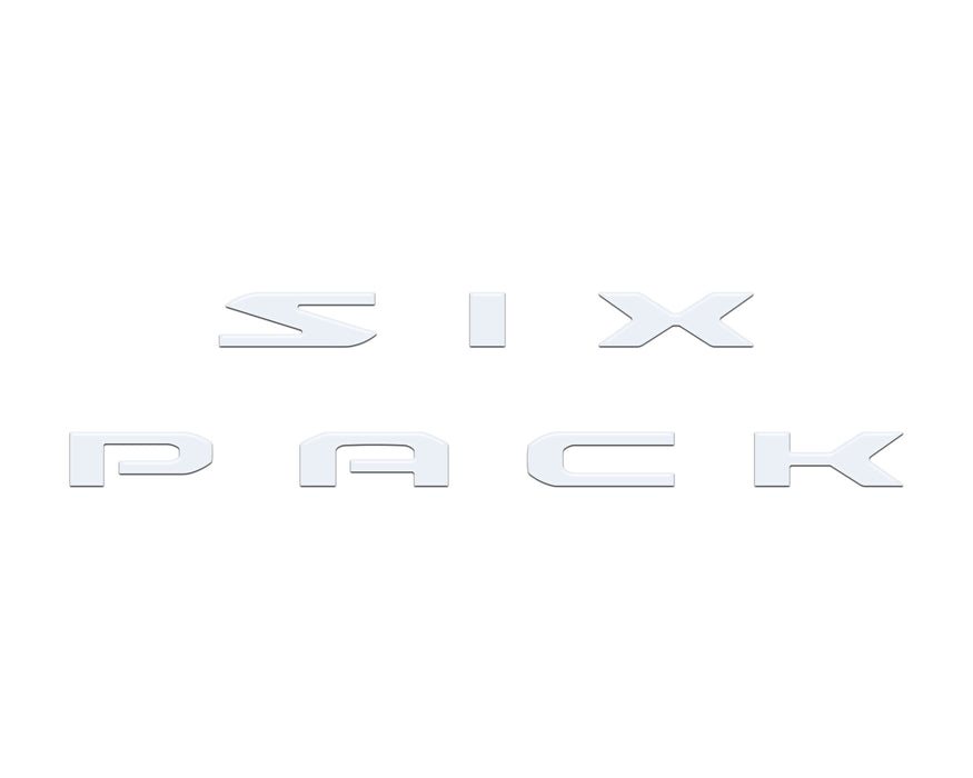 Six Pack Hood Letter Inserts Fits 2026-2027 Dodge Charger