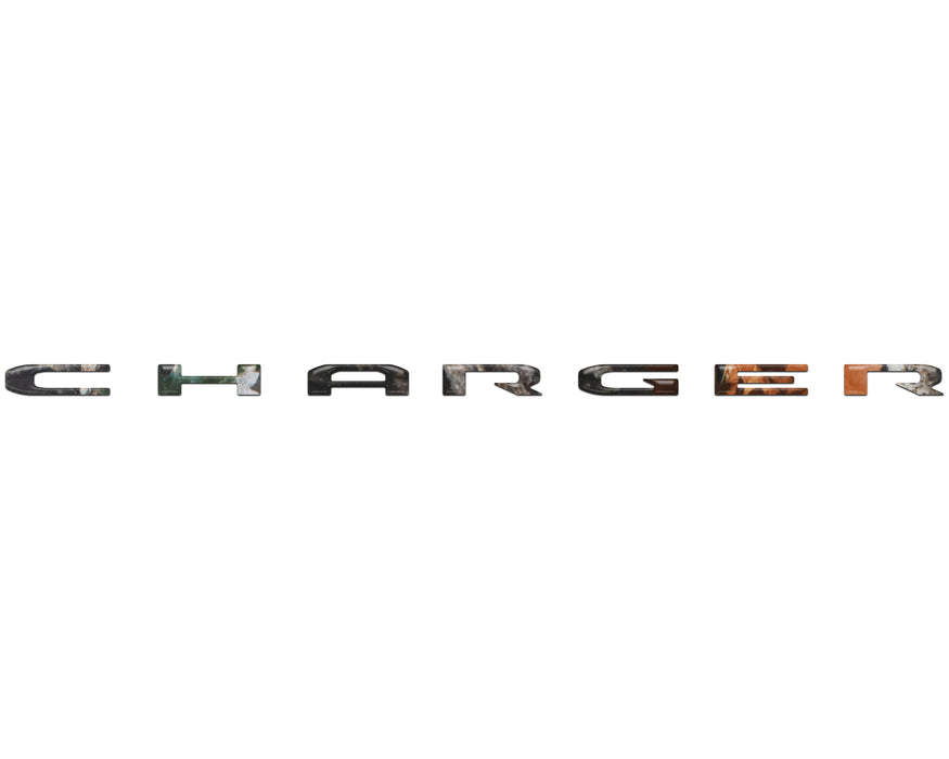 Rear Bumper Letter Inserts Fits 2026-2027 Dodge Charger