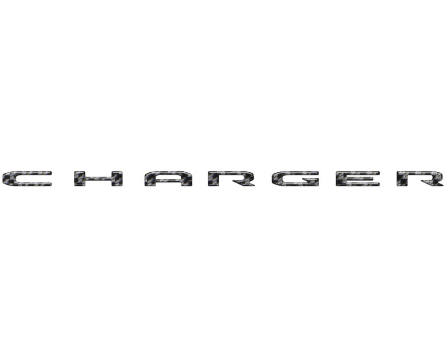 Rear Bumper Letter Inserts Fits 2026-2027 Dodge Charger