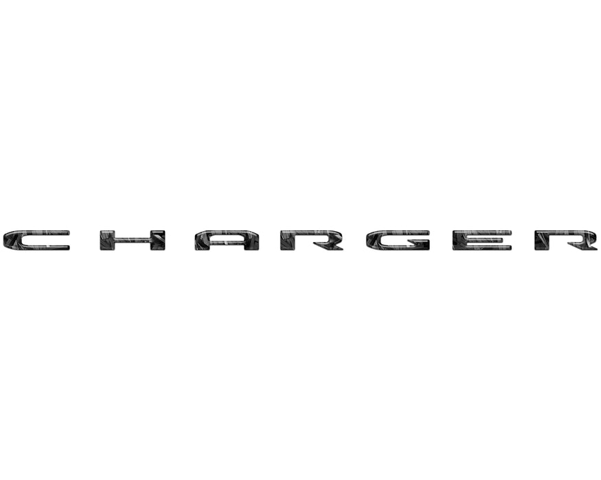 Rear Bumper Letter Inserts Fits 2026-2027 Dodge Charger