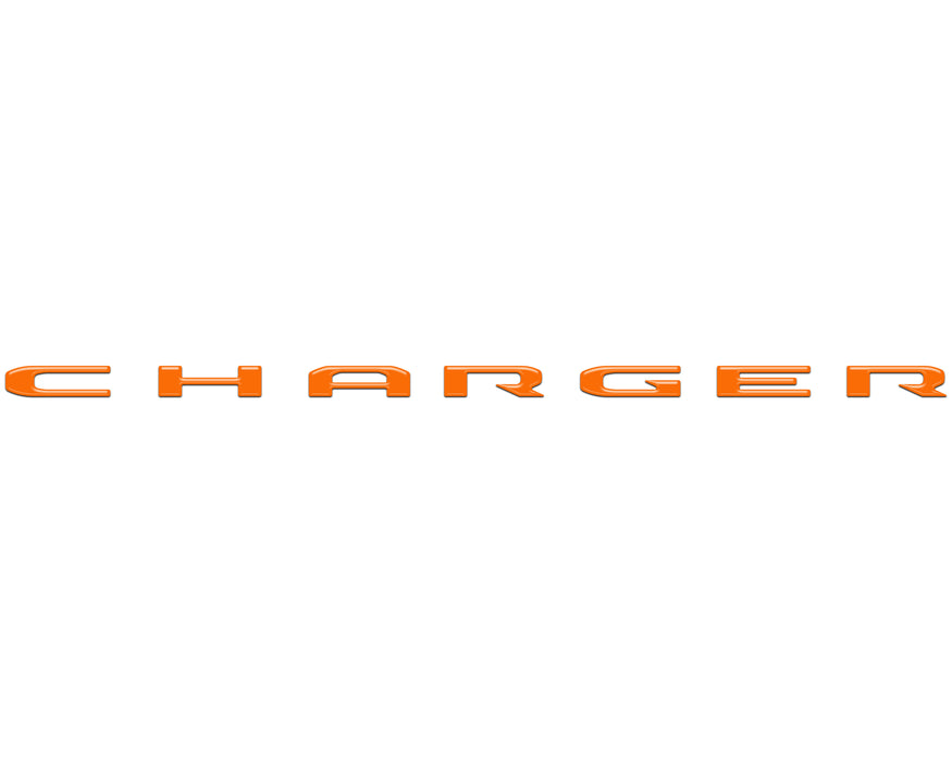 Rear Bumper Letter Inserts Fits 2026-2027 Dodge Charger