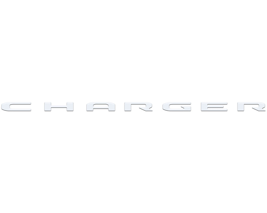 Rear Bumper Letter Inserts Fits 2026-2027 Dodge Charger