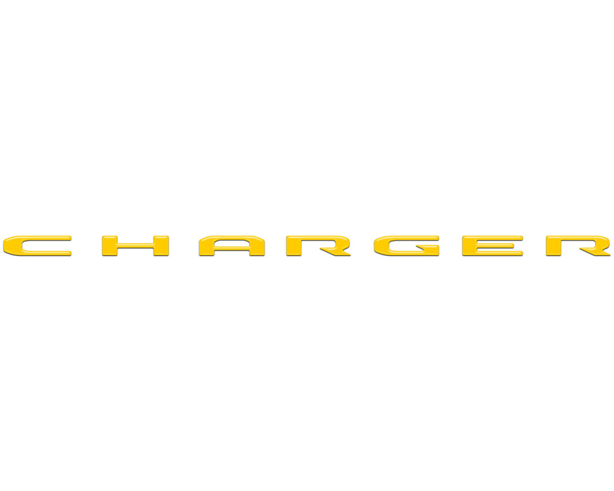 Rear Bumper Letter Inserts Fits 2026-2027 Dodge Charger