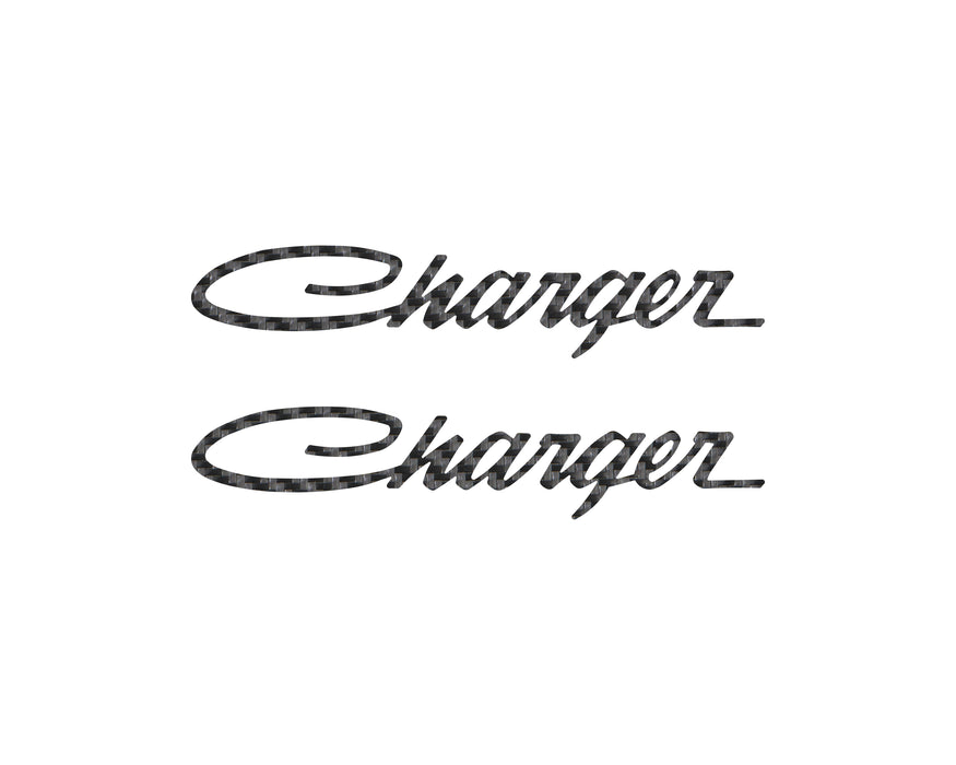 Retro Charger Emblem Overlays Fits Dodge Charger