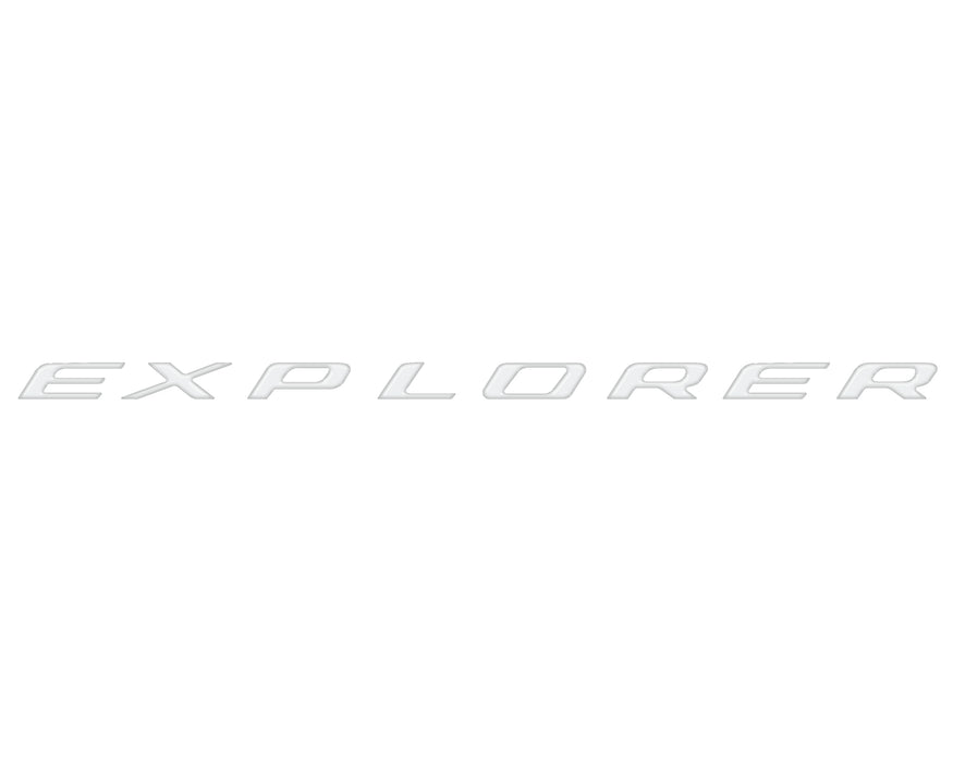 Lift Gate Letter Inserts Fits 2020-2024 Ford Explorer