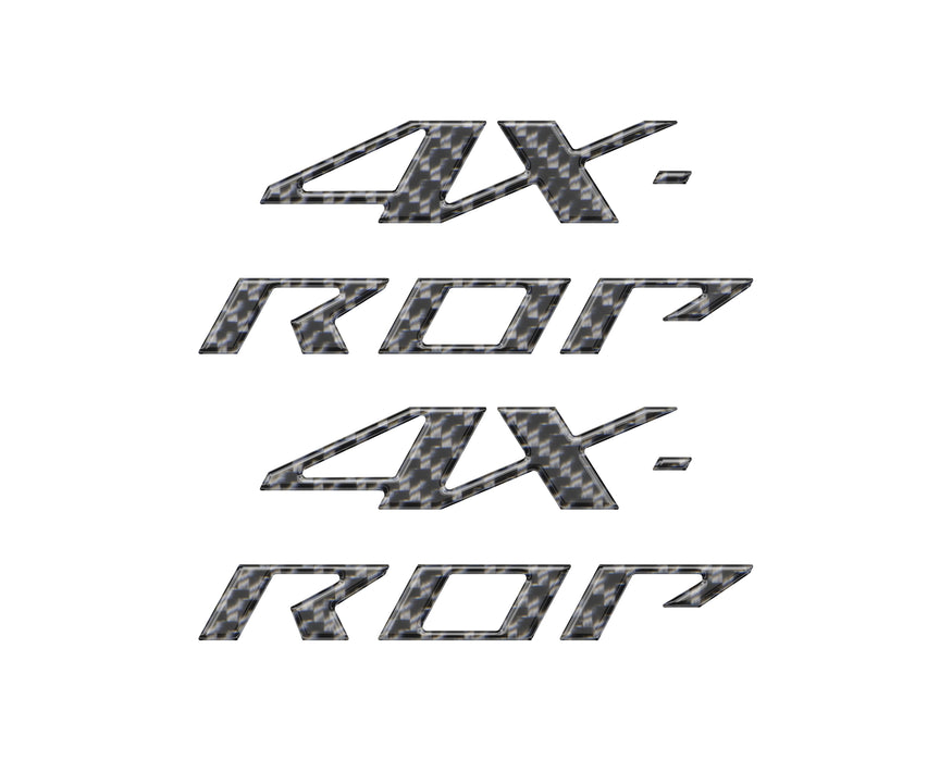 Pro4x Rear Mudflap Letter Inserts Fits 2022-2026 Nissan Frontier