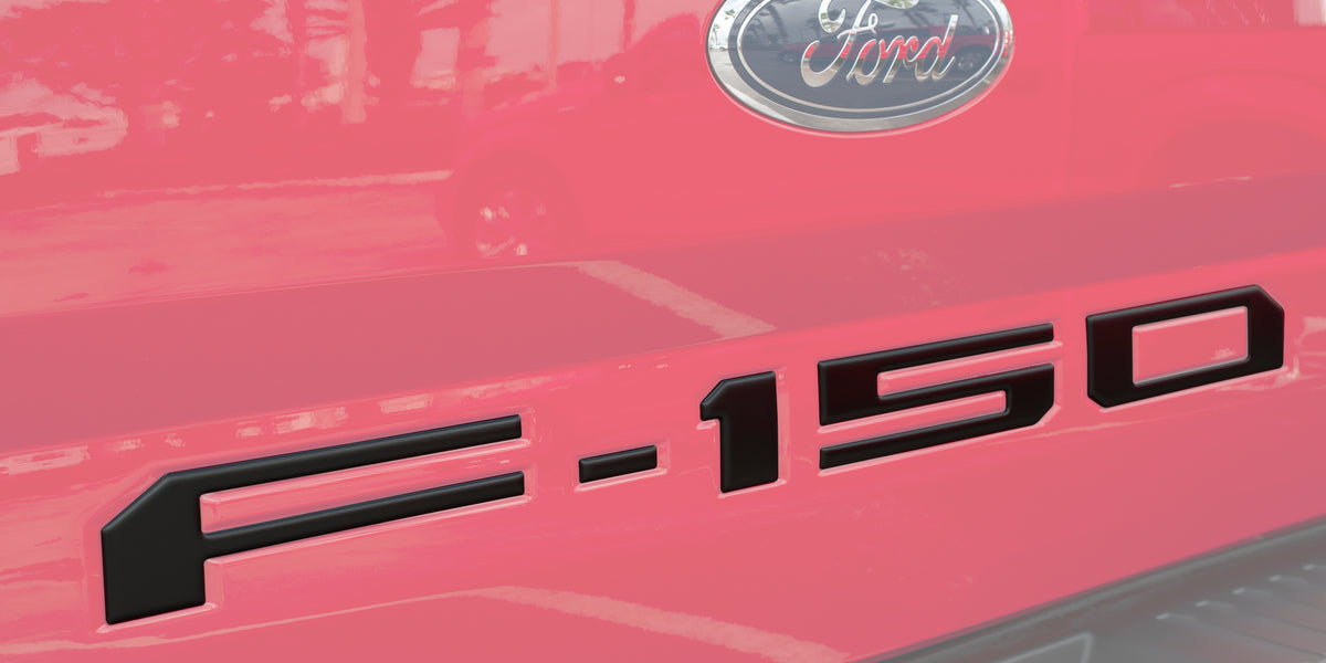 Tailgate Letters 2019 FORD F-150 VINYL DECALS STICKER INSERTS INLAYS F150 2020 E F150 Accessories - Foto 2