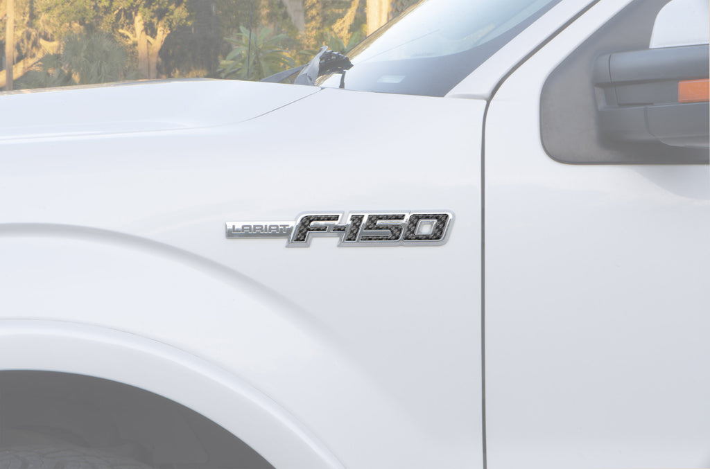 Side Emblem Letter Inserts Fits 2009-2014 Ford F-150 — Tufskinz.com