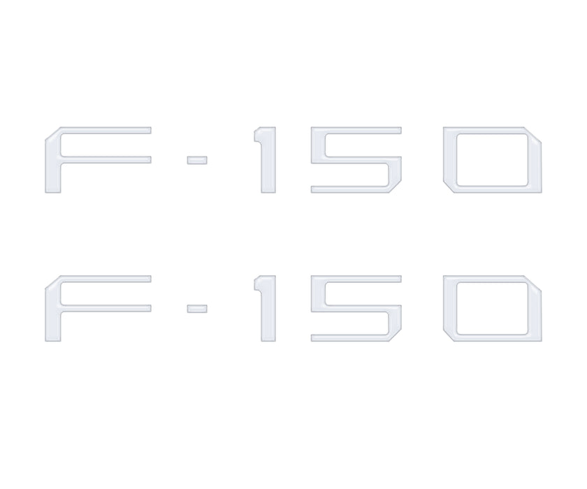 Charge Port Lid Letter Inserts Fits 2022-2026 Ford F-150 Lightning