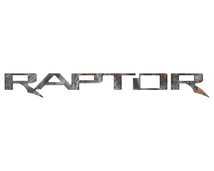 Raptor Tailgate Emblem Inserts Fits 2024-2025 Ford Ranger