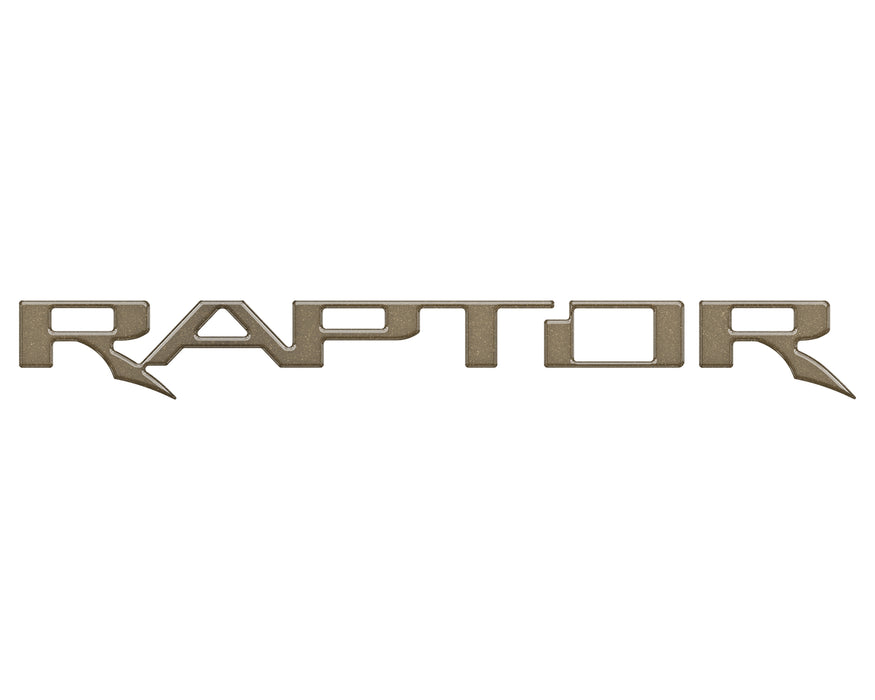 Raptor Tailgate Emblem Inserts Fits 2017-2026 Ford F-150 Raptor