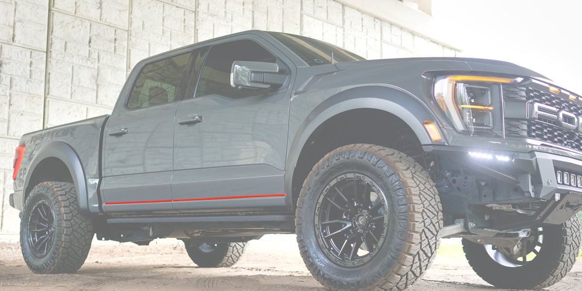 Lower Door Line Accent Trim Fits 2021-2026 Ford F-150 — Tufskinz.com