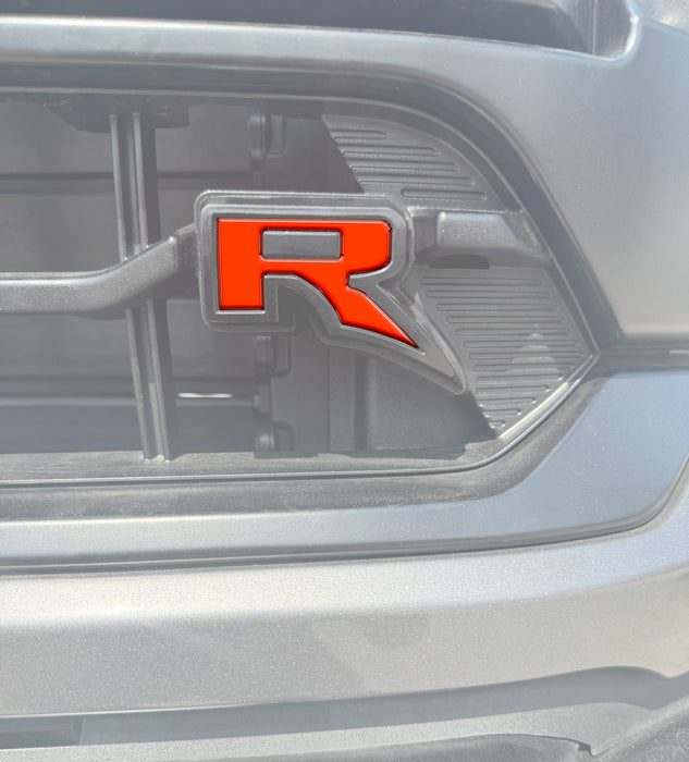 Raptor "R" Grille Letter Inserts Fits 2022-2025 Ford F-150