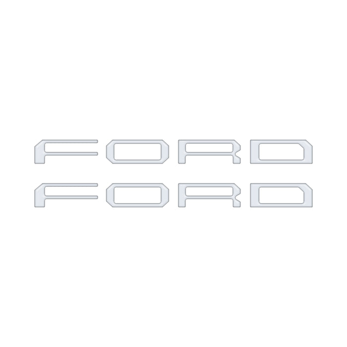 Tremor Running Board Letter Inserts Fits 2021-2025 Ford F-150 & Super Duty