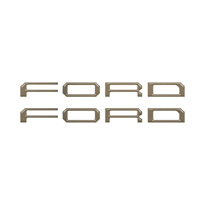 Tremor/Raptor Running Board Letter Inserts Fits 2025-2026 Ford F-150