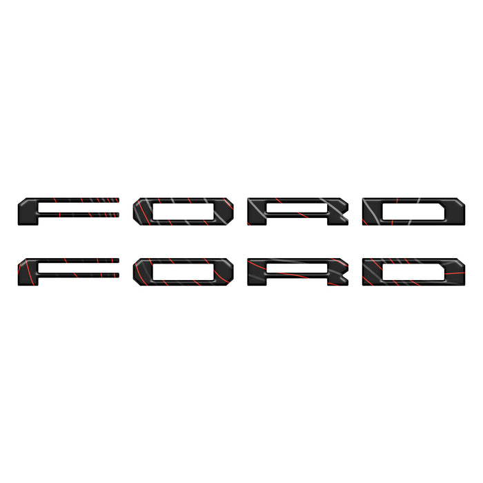Lightning Running Board Overlays Fits 2022-2026 Ford F150 Lightning