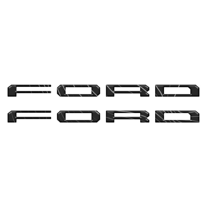 Lightning Running Board Overlays Fits 2022-2026 Ford F150 Lightning