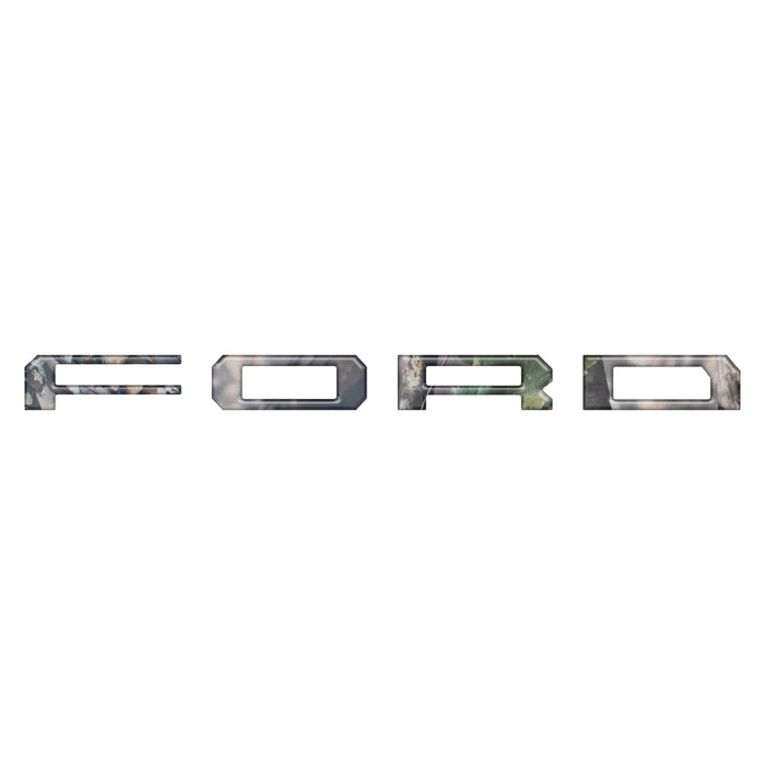 Lightning Rear Bumper Overlays Fits 2022-2026 Ford F-150 Lightning