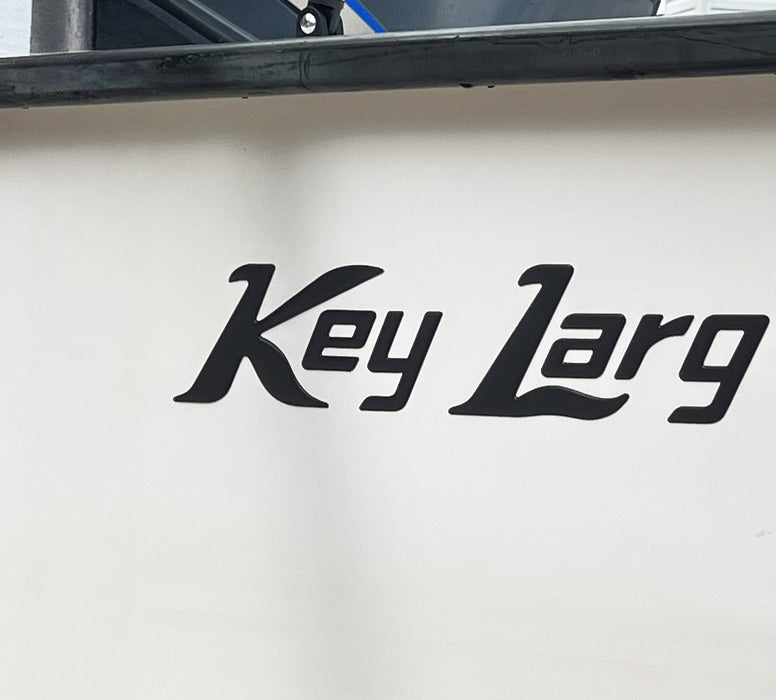 Boat Decal Replacement - Fits any Key Largo