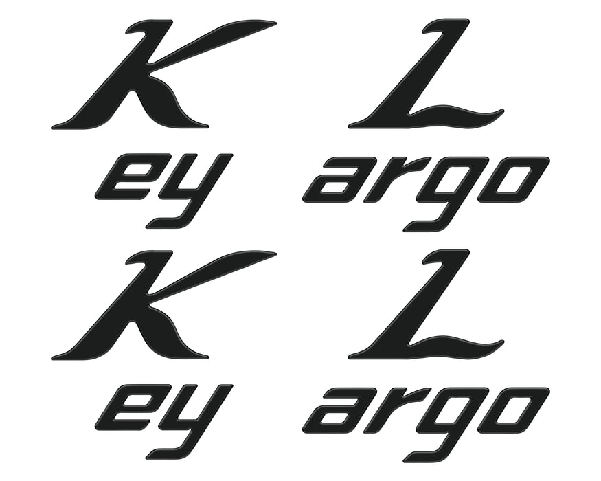 Boat Decal Replacement - Fits any Key Largo