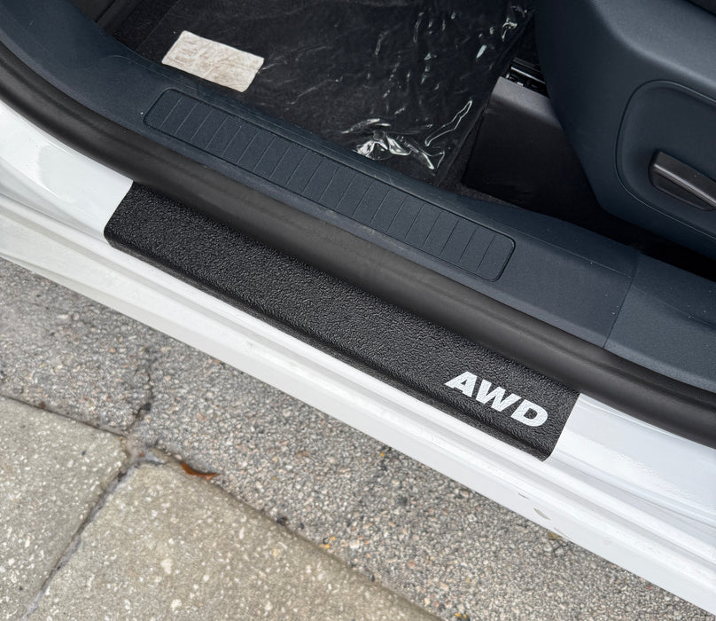 Textured Door Sill Protection Overlays Fits 2022-2026 Ford Maverick