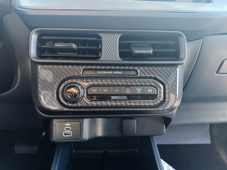 Center Dash Accent Trim Fits 2025-2026 Ford Maverick(without Pro Trailer backup assist)