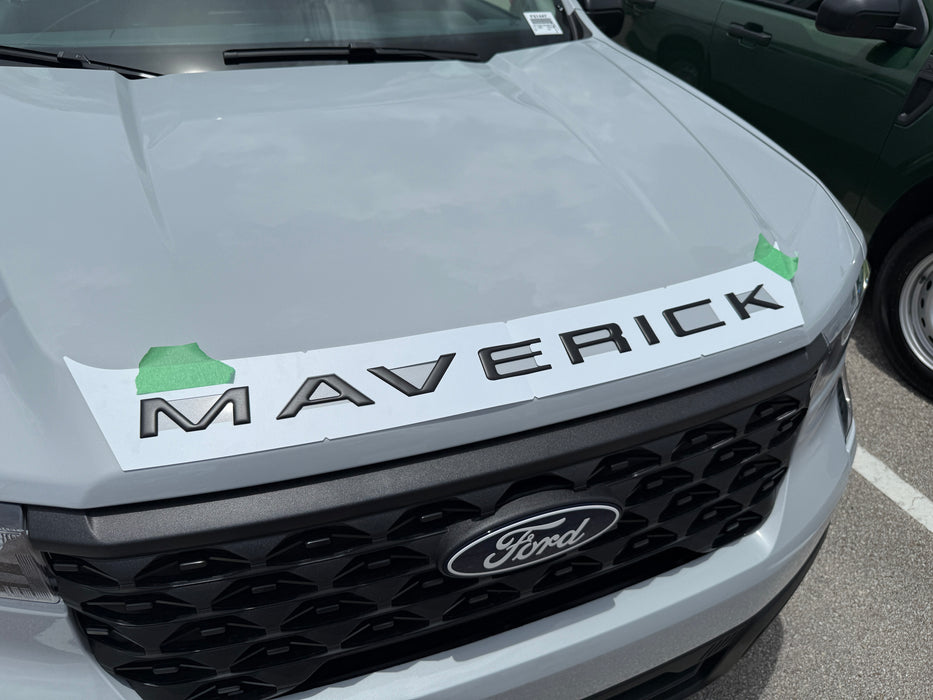 Hood Lettering Kits Fits 2022-2025 Ford Maverick