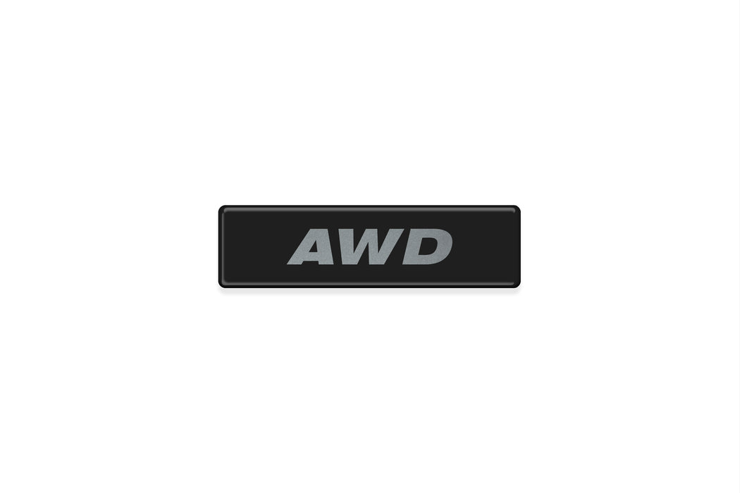 AWD and Hybrid Badge - Fits Any Flat Surface